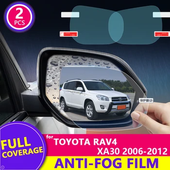 Polno Kritje Anti Meglo Rainproof Film za Toyota Rav4 XA30 2006~2012 RAV 4 30 Avto Rearview Mirror Zaščitno folijo Pribor 2011
