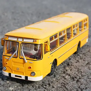 1:43 Obsega Zlitine Avtobus enotnem nadzornem mehanizmu, LIAZ 677m Avtobus Simulacije Kovinski Diecasts Igrača Vozil Visoko Kakovost Modela Avtomobila Igrače za Otroke, Otroci Darilo