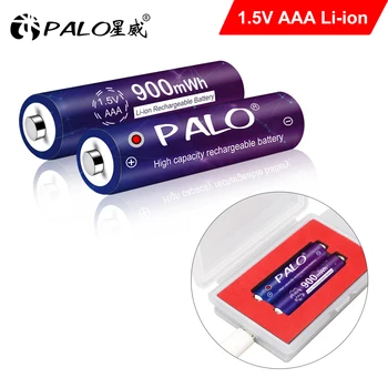1,5 V AAA baterija za polnjenje Li-ionska baterija AAA 1,5 v 900mWh litij-li-ion baterije za ponovno polnjenje in 1,5 V Li-ion baterija, polnilec