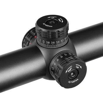1-6X28 HD Riflescope RGB Križ Pika Reticle Pogled Puško Ostrostrelec Področje Lov Obsegov Tactical Puška Področje Airsoft Zračne Pištole