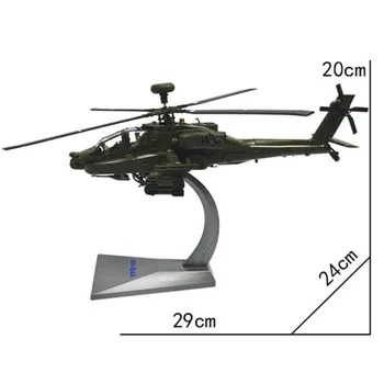 1/72 obsega Black Hawk AH-64 APACHE helikopterja Vojske borec letalo letalo modeli odrasle otroke, igrače vojaške