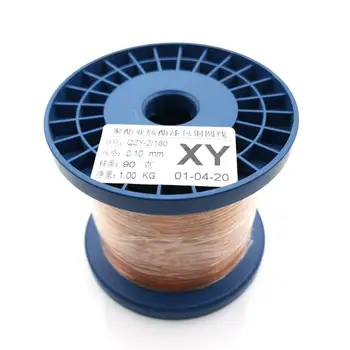 1 kg QZY-2-180 Visoke temperature, Emajlirano bakrene žice za 0,1-2,5 mm Motor transformator za vodne črpalke booster črpalka Magnetne Tuljave za Navijanje