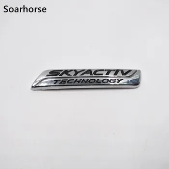 1 Kos Za Mazda 3 6 CX-5 MX-5 Axela Miata Tehnologijo Skyactiv Logotip Zadaj Chrome Emblem Značko