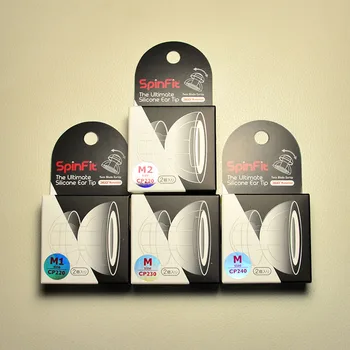 1 Par(2 kos) Originalni SpinFit CP220 CP230 CP240 Posodobljene in-ear Slušalke Patentirana Silikonski Eartip Inovativne Tehnologije Eartip