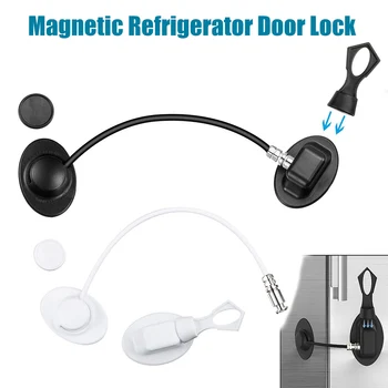 1 PC Magnetni Hladilnik Zaklepanje Vrat Omare Predal Okno Zaklepanje Močnega Lepila 3M Otroške Varnostne Ključavnice za Malčke Varnostno Ključavnico