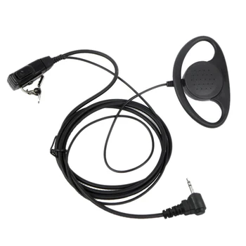 1 Pin D Tip Slušalke Ear Kavljem Slušalke PG Mic Slušalka za Motorola Talkabout Prenosni Radio TLKR T3 T4 T60 T80 MR350R Walkie T