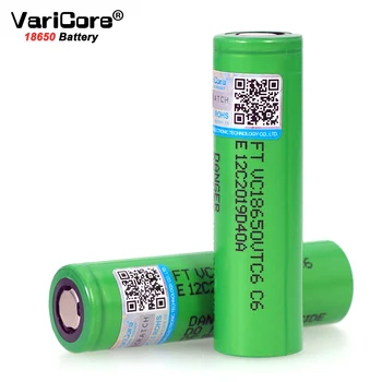10-40PCS VariCore Novo VTC6 3,7 V 3000mAh 18650 Li-ionska Baterija 30A Razrešnico za VC18650VTC6 Orodja e-cigareta baterije