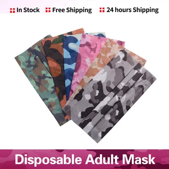 10/50/100 kozarcev Masko Prikrivanje DisposableFace masko 3 Plast, ki Niso wove Vložek Filtra Usta Maska za Dihanje Earloops filtros mascarilla