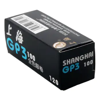 10 zvitkih gp3 120 film black & white b&w b/m, iso 100 negativne shanghai film sveže