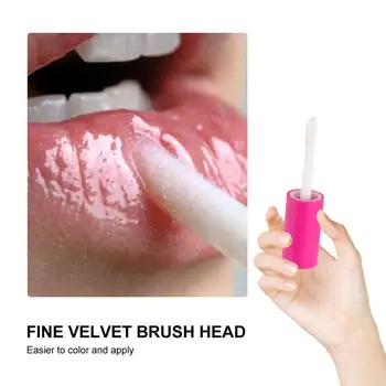 100 Kos 8ml Rožnata Lip Gloss Steklenico Ustnice Glaze Steklenico Ustnice Brillant Posodo DIY Opremo s pokrovom za Dame, Dekleta,