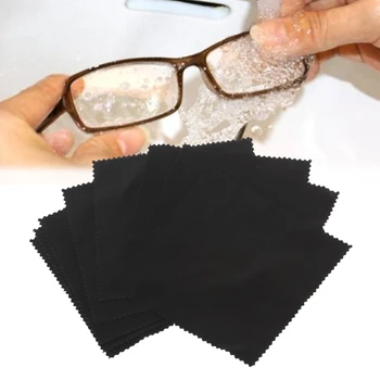 100 Kos Stekla Krpo Očala Očala Čiščenje Stekla Objektiva Mikrovlaken Zaslon