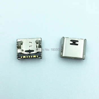 100 kozarcev Micro USB 7pin mini Priključek za Polnjenje Mobilnih vrata Za Samsung Galaxy Tab 3 Lite SM-T110 7.0 I9082 I9080 I879 I8552 I869