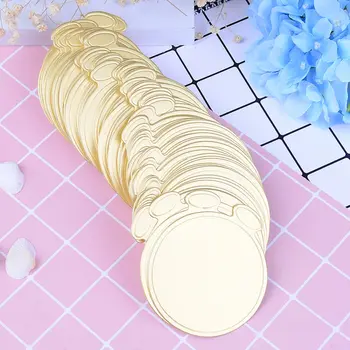 100 KOZARCEV/Paket Okroglo Torto Osnove za Enkratno uporabo Papir Coasters Praktično Cupcake Odbor Prenosne Služijo Podlage za Torto