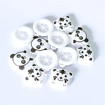 100 kozarcev / paket za Otroke panda tiger dihalni ventili, plastični silikonski enosmeren odvodni ventili, dihalni ventili masko pokrov