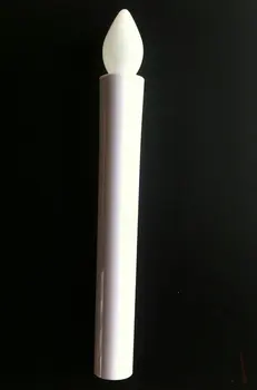 100 kozarcev/veliko Led sveča sveča palice poroka tabela dekor Brezplamensko vosek kratki sveče candleabra lights17.5H rumena bela neobvezno
