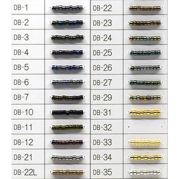 10Gram/Veliko Miyuki, 11/0 DB-21 Delica Steklene Kroglice za Nakit, Izdelava Prvotnih Zapestnico, Ogrlico Japonski Cevasti Semena Kroglice