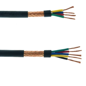 10Meters RVVP Oklopljen Kabel za Signal Električne Žice krmilnega Signala Skladu 2/3/4/5 pin 0.3 0.5 0.75 1 1.5 2.5 mm Bakrene Žice