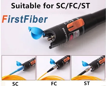 10mW kovinski Vizualne Napake Lokator Fiber Optic Cable Tester 10-12 KM Test Laserski Izdelek Primeren za SC/FC/ST/LC