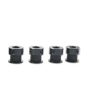 10pcs Black GT2 Škripec Za Creality Edaja-3/3s CR-10 CR-10S 3D Tiskalnik Deli 20 Zob 2GT Čas Vrvenice (Luknja 5mm