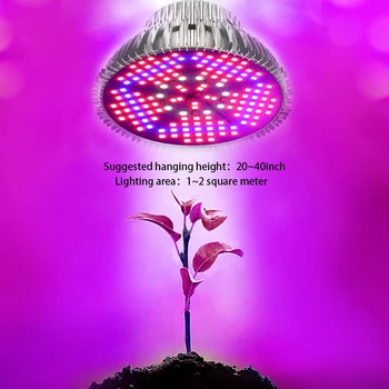 (10pcs/Veliko) E27 100W Celoten Spekter LED Grow Light Za Notranje Vrtu Toplogrednih Rastlin Raste & Cvetenja SMD Rastejo Lučka