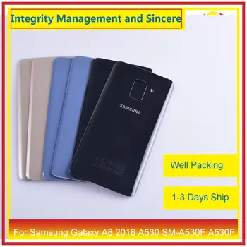 10Pcs/veliko Za Samsung Galaxy A8 2018 A530 SM-A530F A530F Ohišje Baterije Vrata Zadaj Hrbtni Pokrovček Primeru Ohišje Lupino