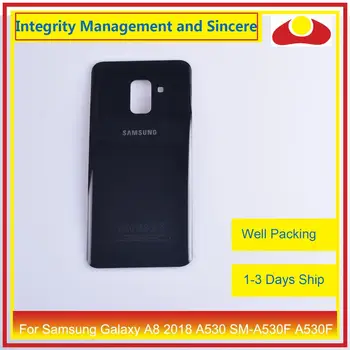 10Pcs/veliko Za Samsung Galaxy A8 2018 A530 SM-A530F A530F Ohišje Baterije Vrata Zadaj Hrbtni Pokrovček Primeru Ohišje Lupino