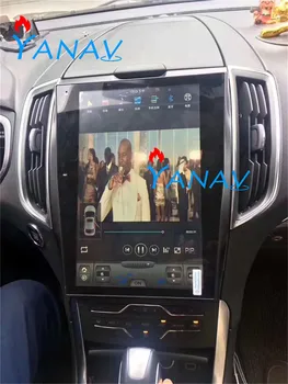 12.1 palca Avtomobilski stereo sistem GPS igralec za Ford-edge-2019 Android avto za radijsko navigacijo, HD navpično zaslon multimedijski MP3 predvajalnik