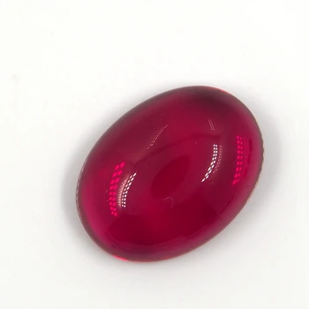 12*16 5 Kos/veliko Visoko Kakovostno Rdeče Gemstone Ovalne Flatback Chrysoprase Ruby Korunda za Nakit