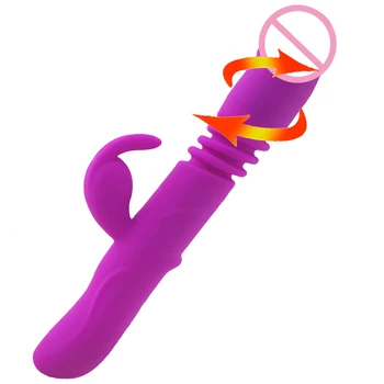 12+4 Hitrosti Vibracij Silikonski Rabbit Vibratorji Za Žensko, USB Charge Klitoris spodbujanje Sex Igrače Za Ženske, Seks Odraslih Izdelki