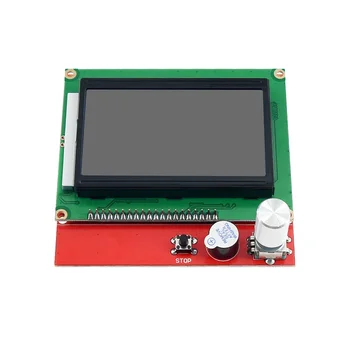 12864 LCD Smart Zaslon 3D Tiskalnik Pametnih Krmilnik +Adapter Kabel Za RAMPE 1.4 RepRap Mendel 3D Tiskalnik Moder Zaslon Modul