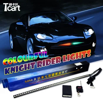 147model Nepremočljiva 54 CM 48LED RGB Daljinski RGB LED Knight Rider Luči Vzdušje Dekorativne Svetilke Opozorilni Signal Svetlobe