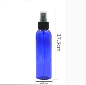 150 ml modra jasno, jantarja Plastičnih Spray Steklenice z belo črno Fine Megle Škropilnica Toner spray povratne steklenice dom ponovno uporabo