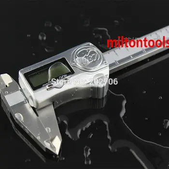150mm/6inch IP67 Nepremočljiva Digitalno kljunasto merilo Kovinsko Ohišje IP54 Elektronski Vernier Kaliper merilnik mikrometer