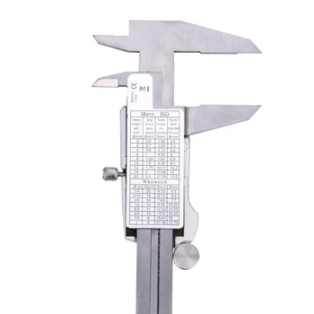 150mm Vernier Čeljusti Merjenje Orodje iz Nerjavečega Jekla Digitalno kljunasto merilo 6 inch Merilni Instrument