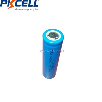 15pcs PKCELL Lifepo4 3.2 PROTI AA 14500 Polnilna Litij-ionska Baterija 600MAH IFR14500 Celic za Fotoaparat Sončne Svetlobe Led