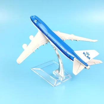 16 CM ZRAKA KLM LETALO 747 LETALA MODEL MODEL LETALO SIMULACIJO 16 ZLITINE BOŽIČNI IGRAČE DARILO OTROCI