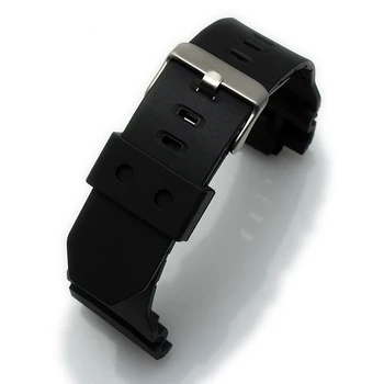 16x29mm Narave Mehke Silikonske Gume Watchband za G ŠOK Serije SS-150 Black SS-200/201/300/310/GMP 5255/3295/5229 Trak +Orodja