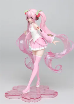 18 CM Visoke Kakovosti Anime Hatsunee Miku Roza Sakura Ver PVC Kip Dejanje Slika Speelgoed Dekleta Model Igrače za Otroke