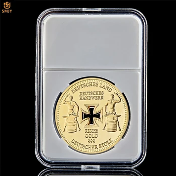 1889 Berlin Reichsbank-Direktorium Deutsche Evropi Zlato Redkih Spominek Kovanca Zbiranja W/PCCB Prikazno Polje