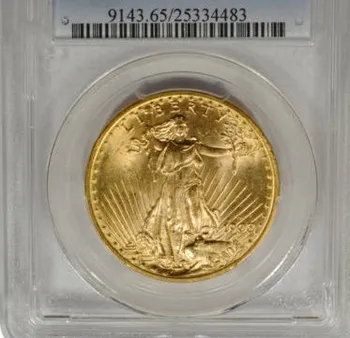 1908-D $20 Saint Gaudens Dvojni Orel kovanec