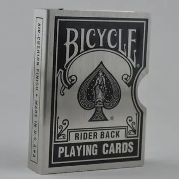 1mm T Nerjavečega Jekla igralnih kart Posnetke Držalo Za Strokovno Čarovniki - BLACK (Super kakovosti) Magice Trikov, Rekviziti za dodatno Opremo