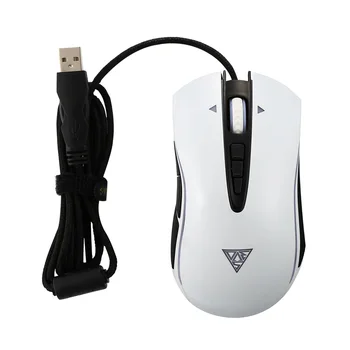 1pc M8 Ergonomska Optični Ogenj Strokovno Usb Žična Gaming Miška Miši Led Luči Igre Mouse Black Baterije Mini