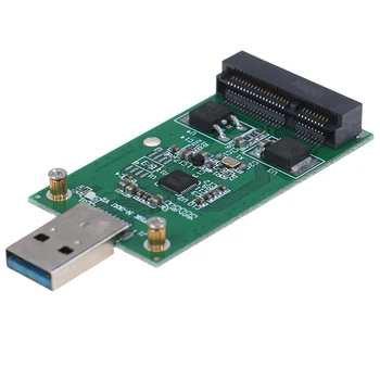 1Pc Mini USB 3.0, da PCIE mSATA Zunanje SSD PCBA Conveter vmesniško Kartico
