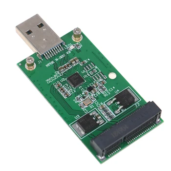 1Pc Mini USB 3.0, da PCIE mSATA Zunanje SSD PCBA Conveter vmesniško Kartico