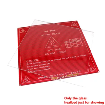 1Pc MK2 Greti Posteljo Borosilicate Stekleno Ploščo velikosti 213*200*3 mm kaljeno Steklo samo za 3D tiskalnik