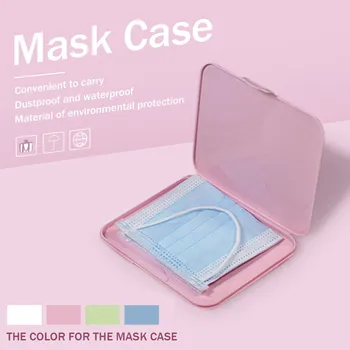 1PCS Masko Polje Prenosna Roza Masko Moda Vrečko za Shranjevanje Preprečevanje Onesnaževanja, ki Ne vključuje Obraz Mascaras Personalizadas