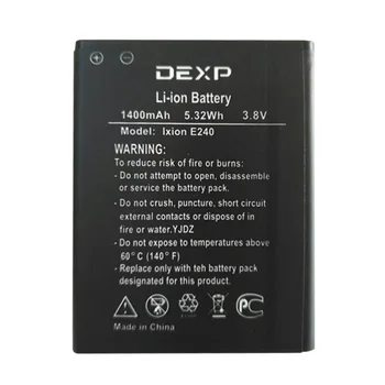 1PCS Nove visoko kakovost E240 E 240 Baterije Telefona za Dexp Ixion E240 Stavke 2 Mobilni Telefon