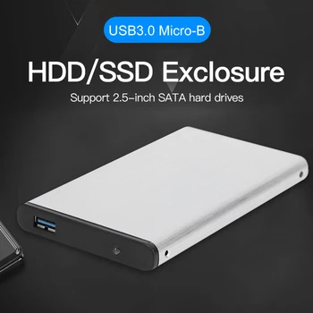 2.5 inch SATA, USB 3.0, HDD Primeru Trdi Disk Polje Aluminij Zlitine 10TB 6Gbps HDD SSD Mobilne Ohišje Caddy