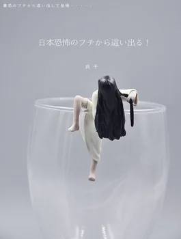 2 kom/set Pokal rob dekoracijo yamamura sadako + Sp-na Hófehérke PVC horror film figuric Novost & Gag Igrače Darila