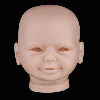 20 palčni Mehki Silikonski Vinil Realne Baby Doll Glavo Skulptura Plesni Prerojeni Nedokončane Plesni Meri Normalno Kožo